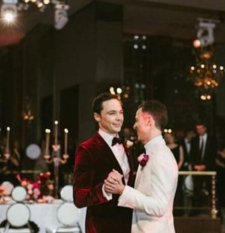 Milton Joseph Parsons, Jr. son Jim Parsons in his wedding with his love interest Todd.